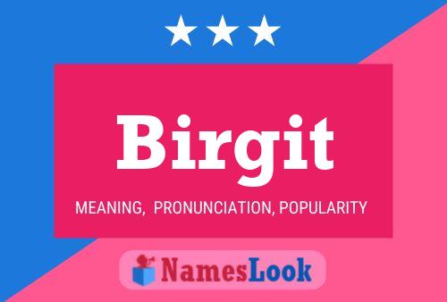 Постер имени Birgit