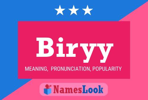 Постер имени Biryy