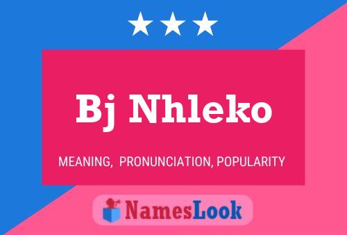 Постер имени Bj Nhleko