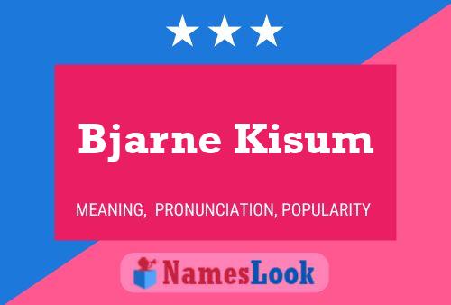 Постер имени Bjarne Kisum