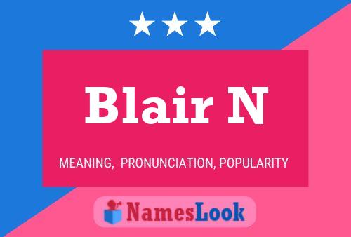 Постер имени Blair N