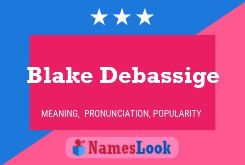 Постер имени Blake Debassige