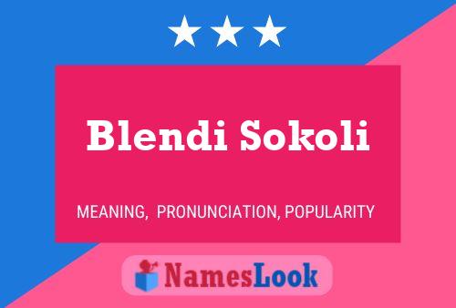 Постер имени Blendi Sokoli