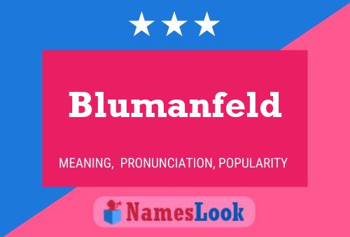 Постер имени Blumanfeld