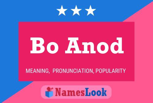 Постер имени Bo Anod