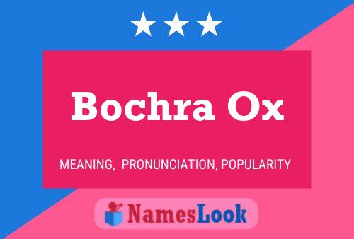 Постер имени Bochra Ox