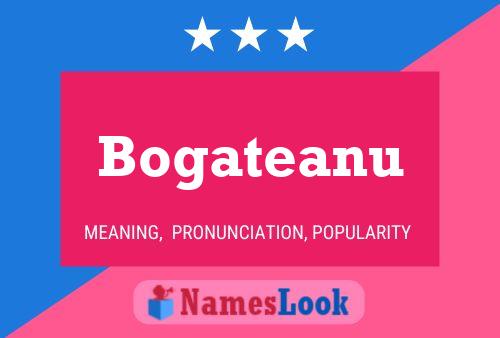 Постер имени Bogateanu