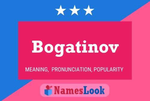 Постер имени Bogatinov