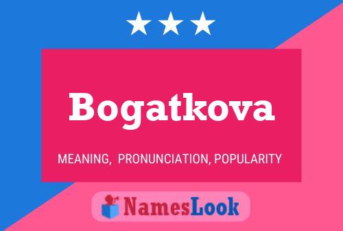 Постер имени Bogatkova