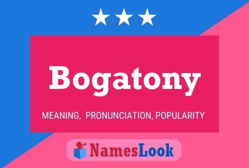 Постер имени Bogatony