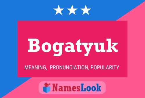 Постер имени Bogatyuk