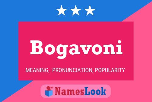 Постер имени Bogavoni