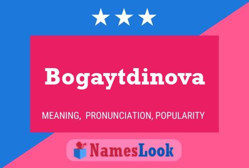 Постер имени Bogaytdinova