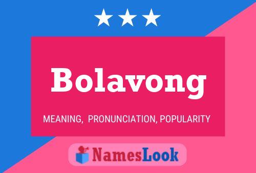 Постер имени Bolavong