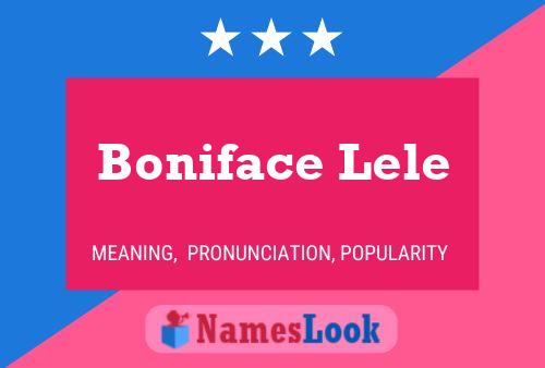 Постер имени Boniface Lele