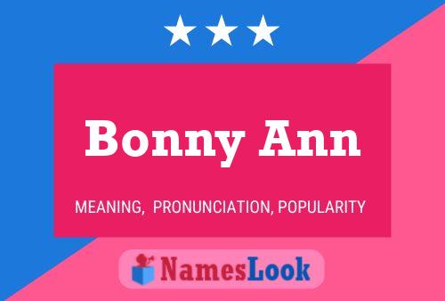 Постер имени Bonny Ann