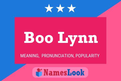 Постер имени Boo Lynn