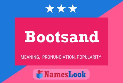 Постер имени Bootsand