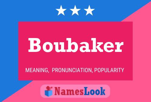 Постер имени Boubaker