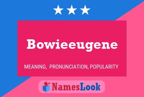 Постер имени Bowieeugene