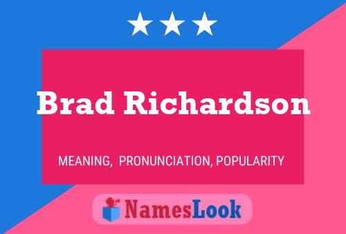 Постер имени Brad Richardson