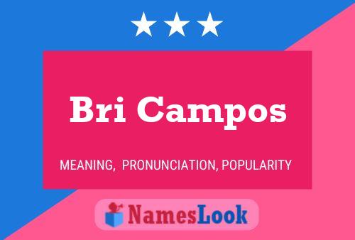 Постер имени Bri Campos