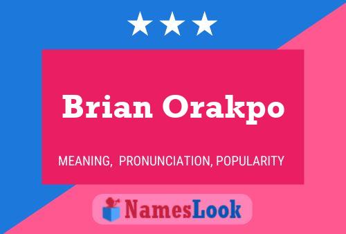 Постер имени Brian Orakpo