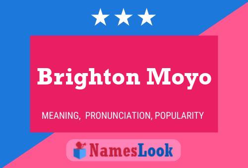 Постер имени Brighton Moyo