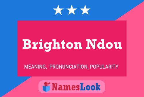 Постер имени Brighton Ndou