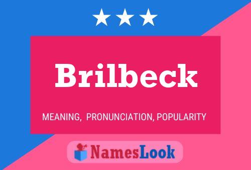 Постер имени Brilbeck