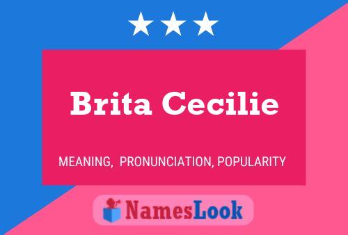 Постер имени Brita Cecilie