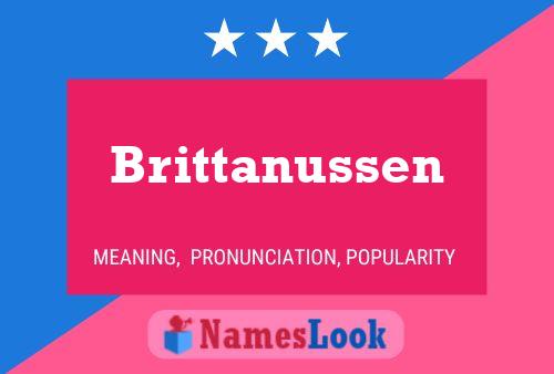 Постер имени Brittanussen