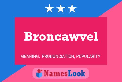 Постер имени Broncawvel