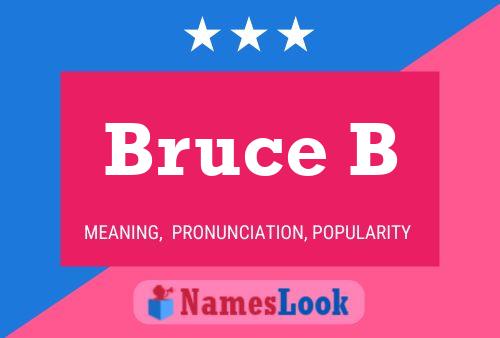 Постер имени Bruce B