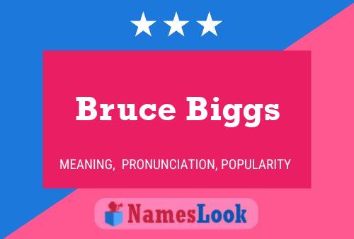 Постер имени Bruce Biggs