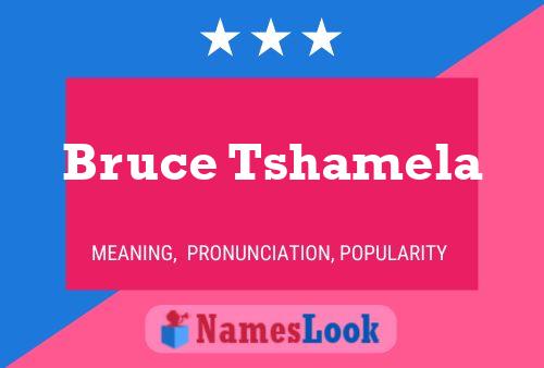 Постер имени Bruce Tshamela