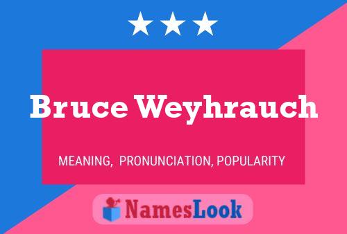 Постер имени Bruce Weyhrauch