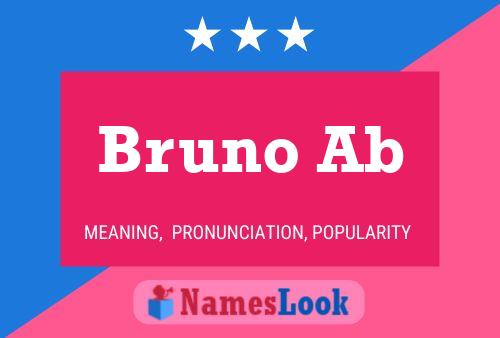 Постер имени Bruno Ab