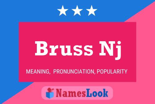 Постер имени Bruss Nj