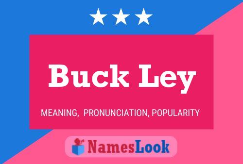 Постер имени Buck Ley