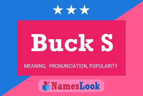 Постер имени Buck S