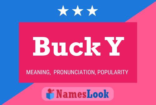 Постер имени Buck Y