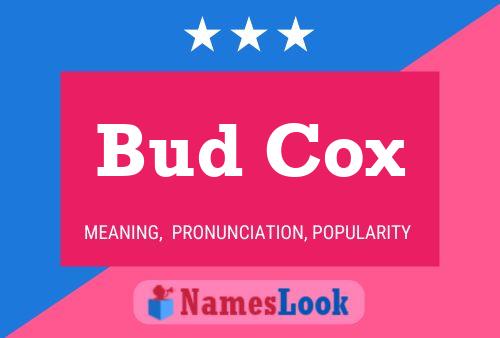 Постер имени Bud Cox