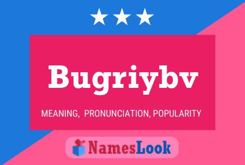 Постер имени Bugriybv