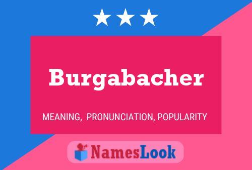 Постер имени Burgabacher