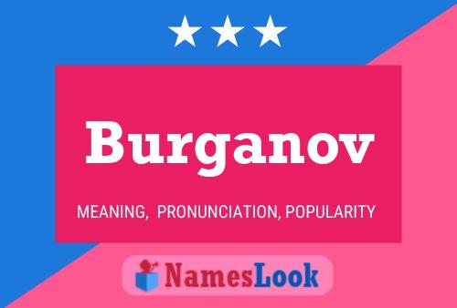 Постер имени Burganov