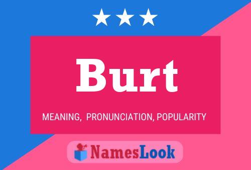 Постер имени Burt