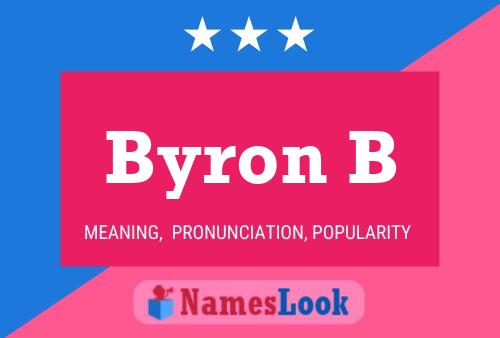 Постер имени Byron B