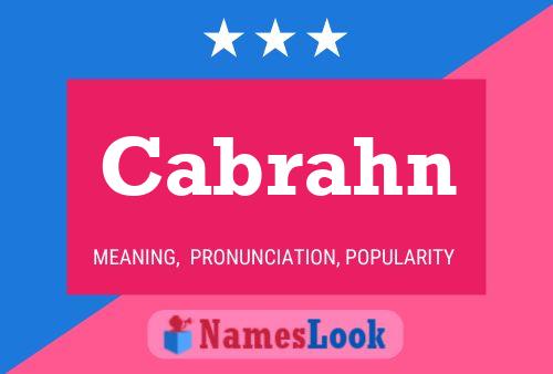 Постер имени Cabrahn