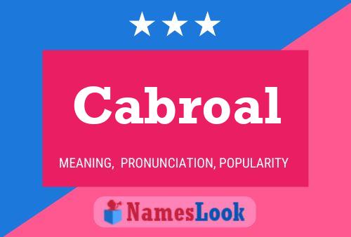 Постер имени Cabroal